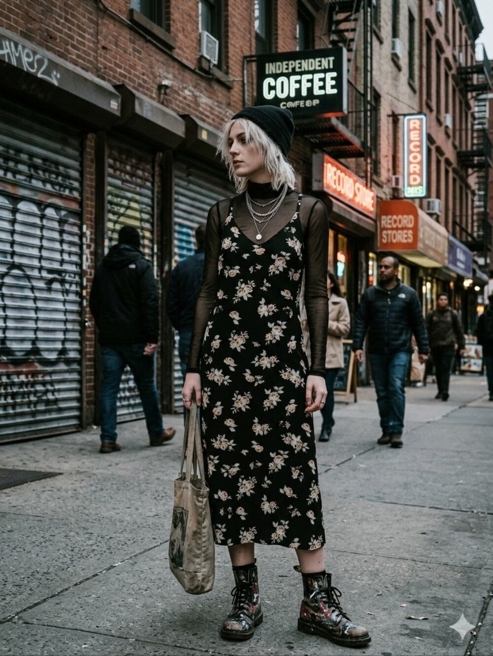 Sanctuary Floral 100% Rayon Dress